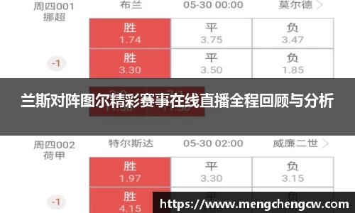 兰斯对阵图尔精彩赛事在线直播全程回顾与分析